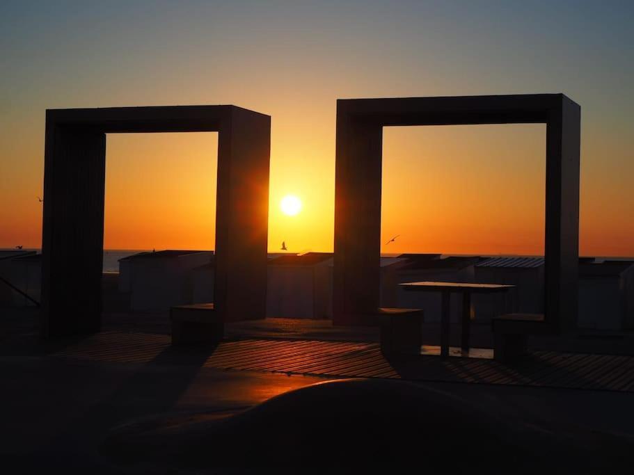 Le Clemenceau Appart-Calais Nord-Balcon-Plage Dış mekan fotoğraf