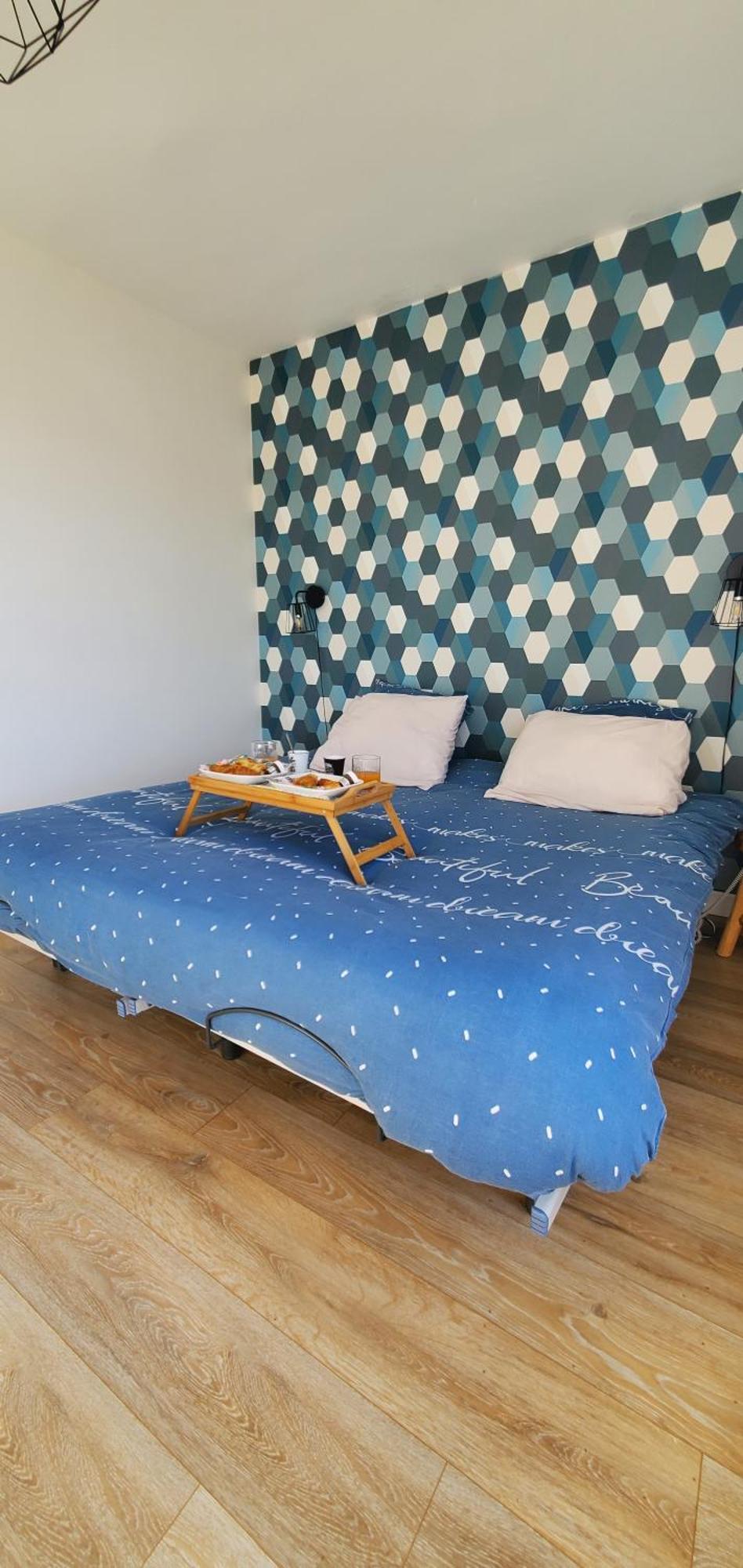 Le Clemenceau Appart-Calais Nord-Balcon-Plage Dış mekan fotoğraf